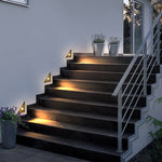 Triangle In - Wall Step Lights 110 - 220V LED Outdoor Wall Mounted Stairs Lights for Courtyard Garden