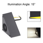 Triangle In - Wall Step Lights 110 - 220V LED Outdoor Wall Mounted Stairs Lights for Courtyard Garden
