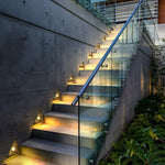 Triangle In - Wall Step Lights 110 - 220V LED Outdoor Wall Mounted Stairs Lights for Courtyard Garden