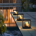 Outdoor Solar Waterproof Mountain Landscape Decorative Lighting Column Light - Lamp Outdoor