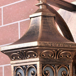 Outdoor Vintage Bronze Wall Light 1-light Wall-Mount Lantern - Lamp Outdoor