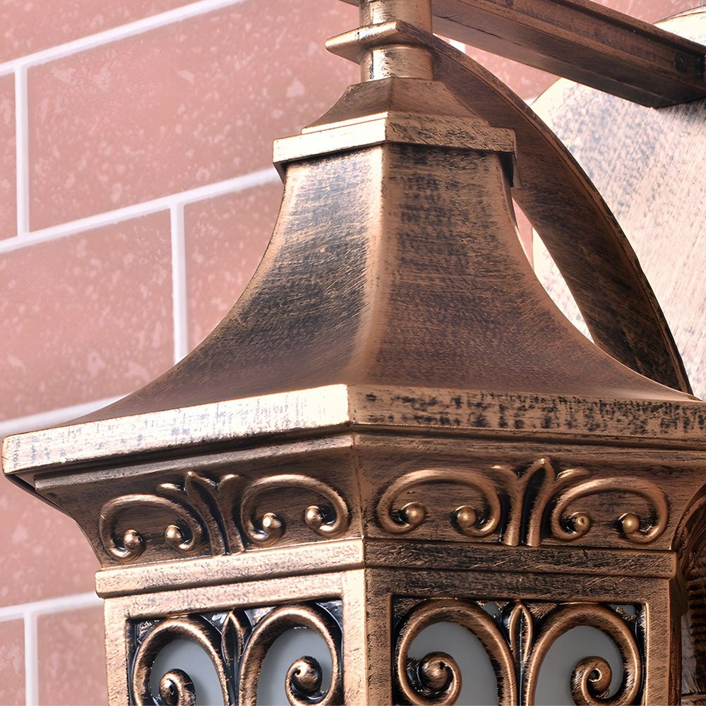 Outdoor Vintage Bronze Wall Light 1-light Wall-Mount Lantern - Lamp Outdoor