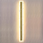 Outdoor Waterproof Rust - proof Minimalist Strip LED Wall Sconces Garden Light