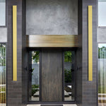 Outdoor Waterproof Rust - proof Minimalist Strip LED Wall Sconces Garden Light