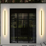 Outdoor Waterproof Rust - proof Minimalist Strip LED Wall Sconces Garden Light