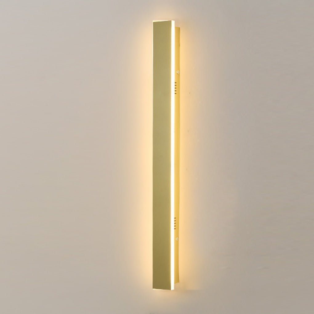 Outdoor Waterproof Rust - proof Minimalist Strip LED Wall Sconces Garden Light