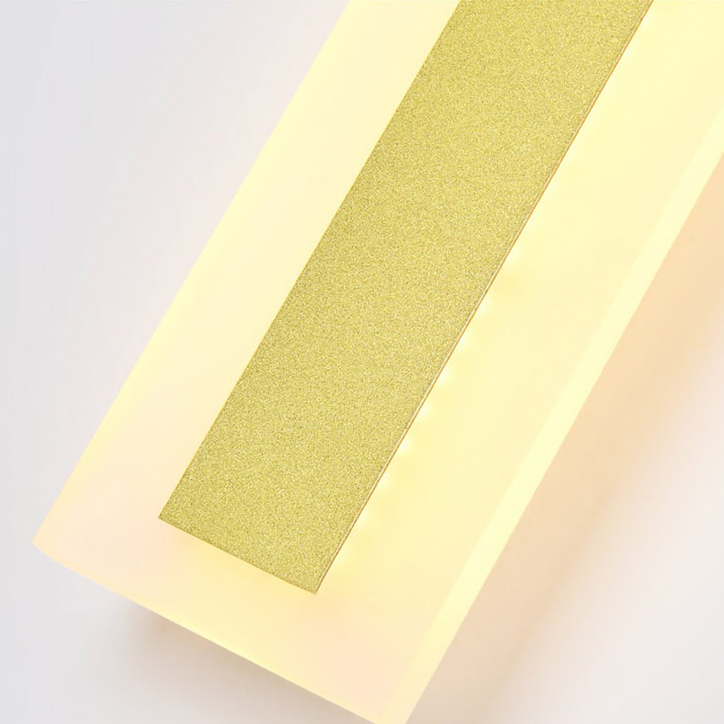 Outdoor Waterproof Rust - proof Minimalist Strip LED Wall Sconces Garden Light