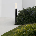 Transparent Acrylic Shade Aluminum Waterproof Modern Pathway Bollard Lights
