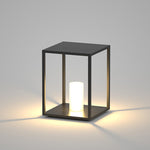 Ray Minimalist Rectangular Metal Solar Outdoor Ground Lamp - Lamp Outdoor