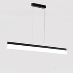 Modern Aluminum Acrylic Pendant Lights Elongated Linear Ceiling Lights - Lamp Outdoor