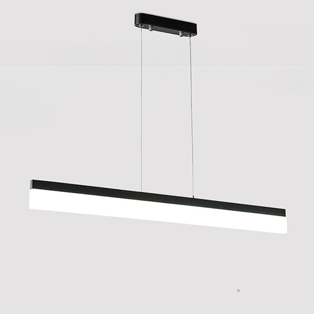 Modern Aluminum Acrylic Pendant Lights Elongated Linear Ceiling Lights - Lamp Outdoor