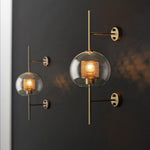 Personalized Creative Retro Industrial Style Corridor Bronze Glass Tank Wall Sconces - Lamp Outdoor
