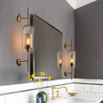 Personalized Creative Retro Industrial Style Corridor Bronze Glass Tank Wall Sconces - Lamp Outdoor