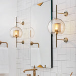 Personalized Creative Retro Industrial Style Corridor Bronze Glass Tank Wall Sconces - Lamp Outdoor