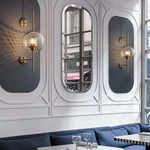 Personalized Creative Retro Industrial Style Corridor Bronze Glass Tank Wall Sconces - Lamp Outdoor