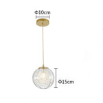 Nordic Artistic Glass Pendant Lighting Globe Pendant Lighting - Lamp Outdoor