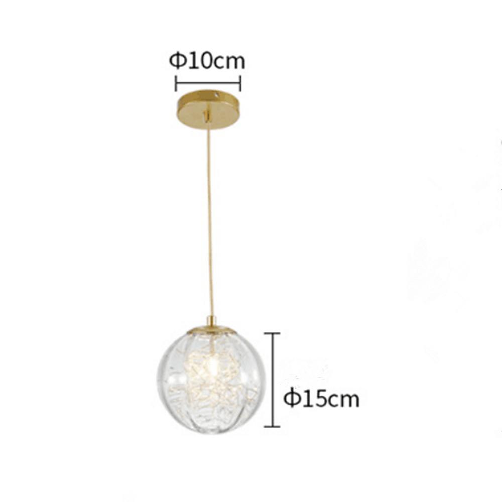 Nordic Artistic Glass Pendant Lighting Globe Pendant Lighting - Lamp Outdoor