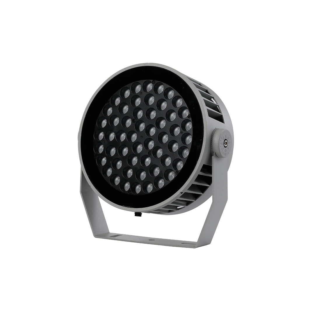Professional outdoor LED garden spotlight with weatherproof aluminum housing and multi-LED array