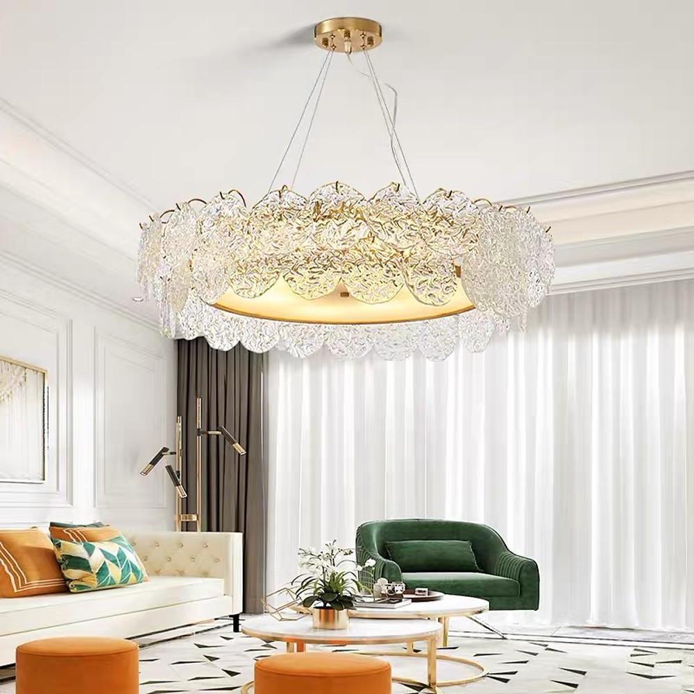 Shell Chandeliers Glass Acrylic LED Kitchen Dining Room Lighting Ceiling Light - Lamp Outdoor