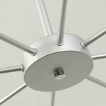 Classic Sputnik Chandelier Metal See Glass Chandeliers with 8 LED Lights - Lamp Outdoor