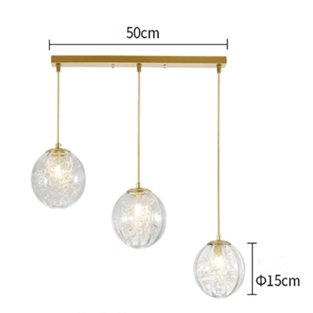 Nordic Artistic Glass Pendant Lighting Globe Pendant Lighting - Lamp Outdoor
