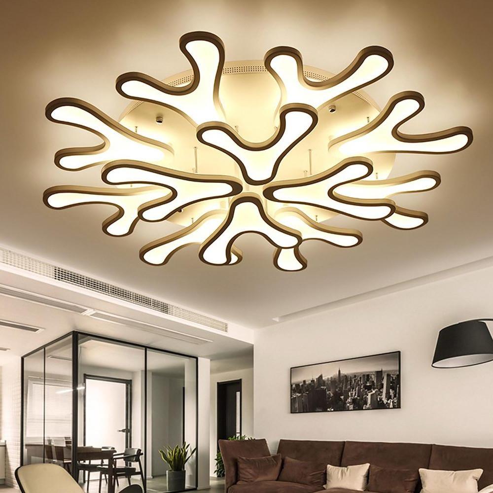 Creative Flower Dimmable LED Nordic Ceiling Lights Flush Mount Lighting - Lamp Outdoor