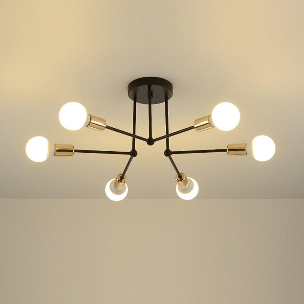 6 Lights LED Modern Ceiling Lights Flush Mount Lighting Hanging Ceiling Lights - Lamp Outdoor