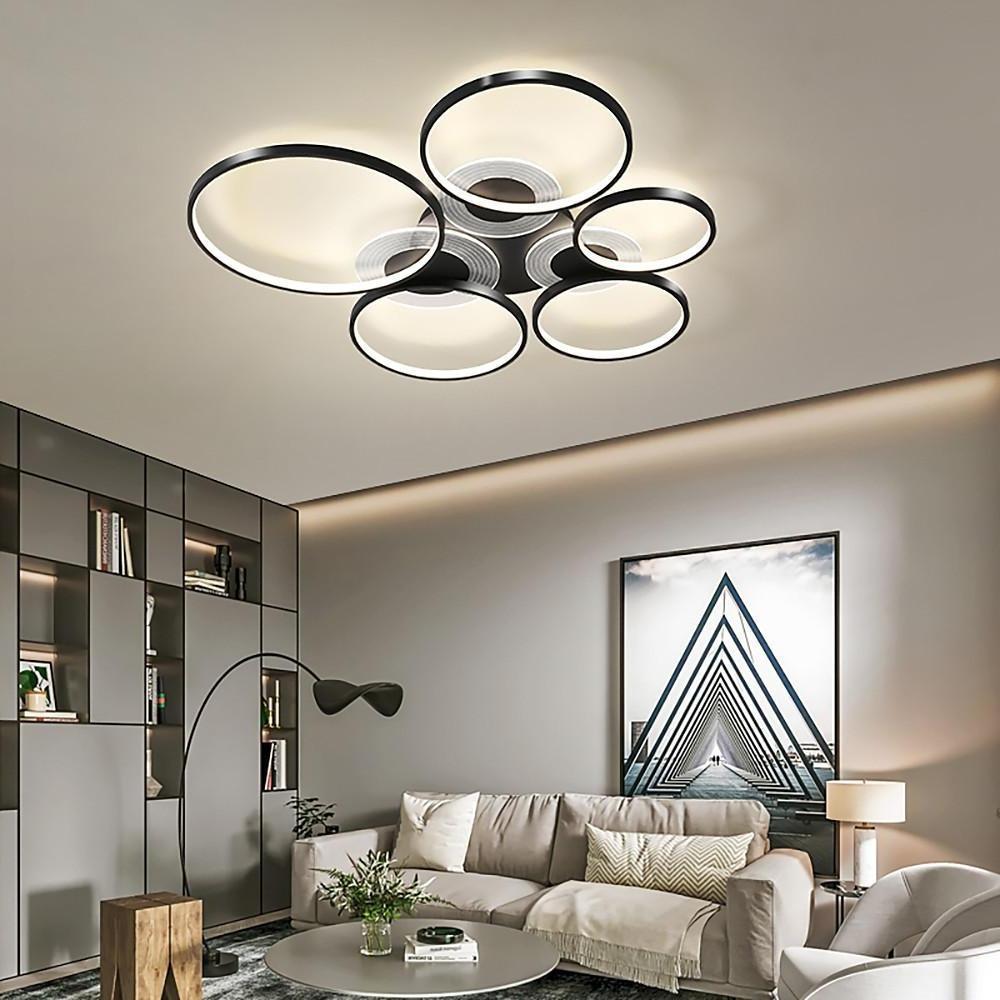 Circles LED Nordic Ceiling Lights Flush Mount Lighting Ceiling Lamp - Lamp Outdoor