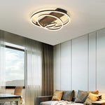 3 Circle Arbitrary Acrylic LED Flush Mount Ceiling Light for Living Room - Lamp Outdoor