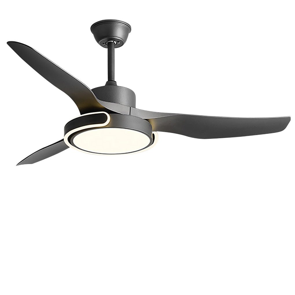 Remote Control Variable Frequency Dimming Integrated Ceiling Fan Light Supports Forward and Reverse - Lamp Outdoor