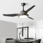 Remote Control Variable Frequency Dimming Integrated Ceiling Fan Light Supports Forward and Reverse - Lamp Outdoor