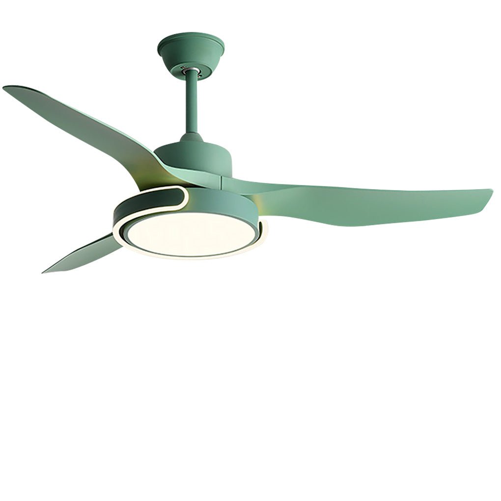 Remote Control Variable Frequency Dimming Integrated Ceiling Fan Light Supports Forward and Reverse - Lamp Outdoor