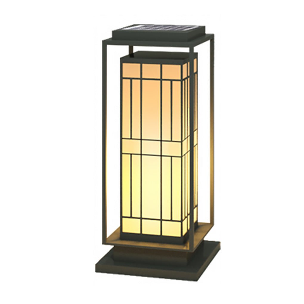 Asian Inspired Solar Path Lights Elegant Retro LED Decor for Outdoor Spaces