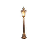 Retro Waterproof Aluminum LED Elegant Bronze European - Style Street Lights