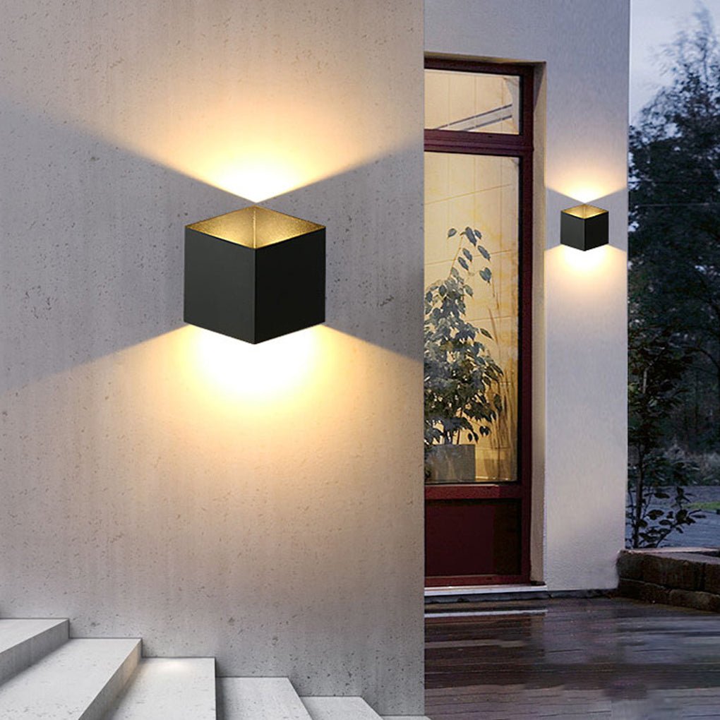 Square Waterproof up and down Lighting LED Modern Outdoor Wall Lights - Lamp Outdoor