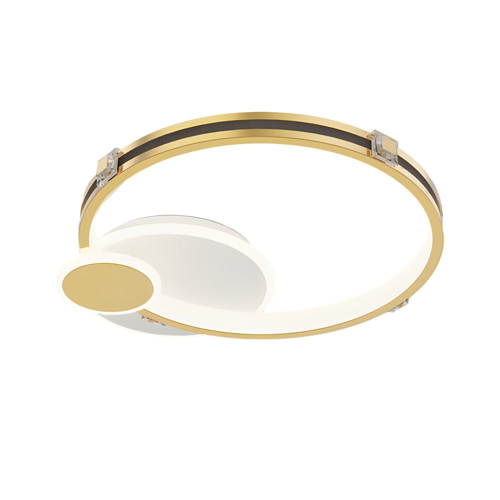 Ring Round Three Step Dimming Creative Modern LED Ceiling Light Fixture - Lamp Outdoor