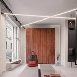 Rotatable Skyline Linear LED Lights Slim Steel Line Ceiling Light - Lamp Outdoor