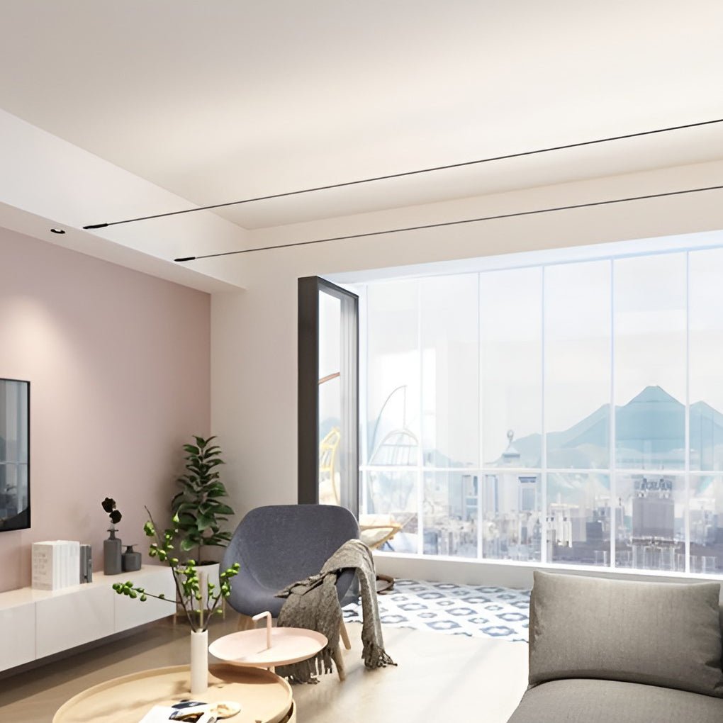 Rotatable Skyline Linear LED Lights Slim Steel Line Ceiling Light - Lamp Outdoor