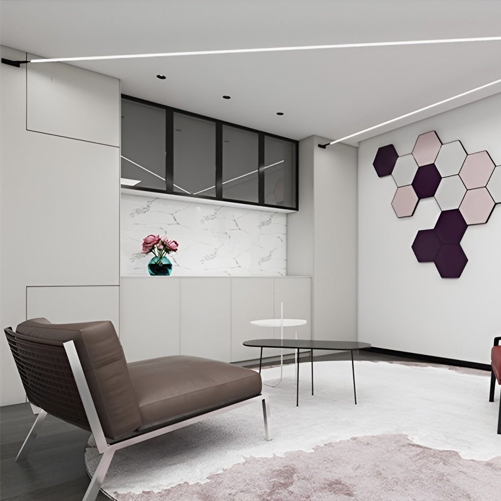 Rotatable Skyline Linear LED Lights Slim Steel Line Ceiling Light - Lamp Outdoor