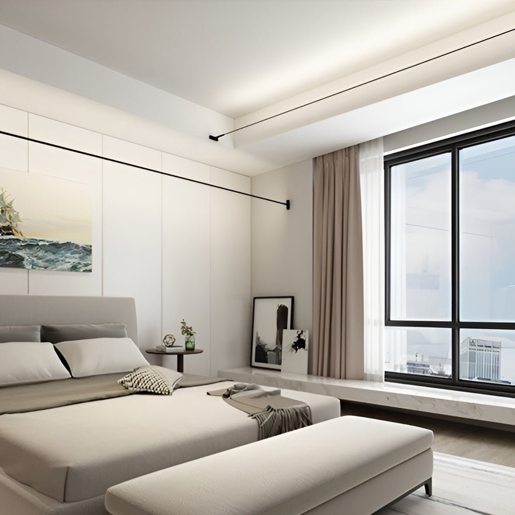 Rotatable Skyline Linear LED Lights Slim Steel Line Ceiling Light - Lamp Outdoor