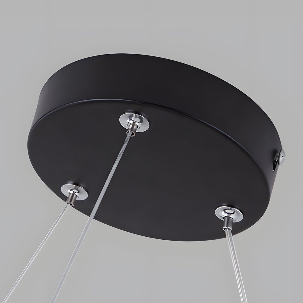 Round Pendant LED Office Lighting Modern Suspended Luminaires for Workspace - Lamp Outdoor
