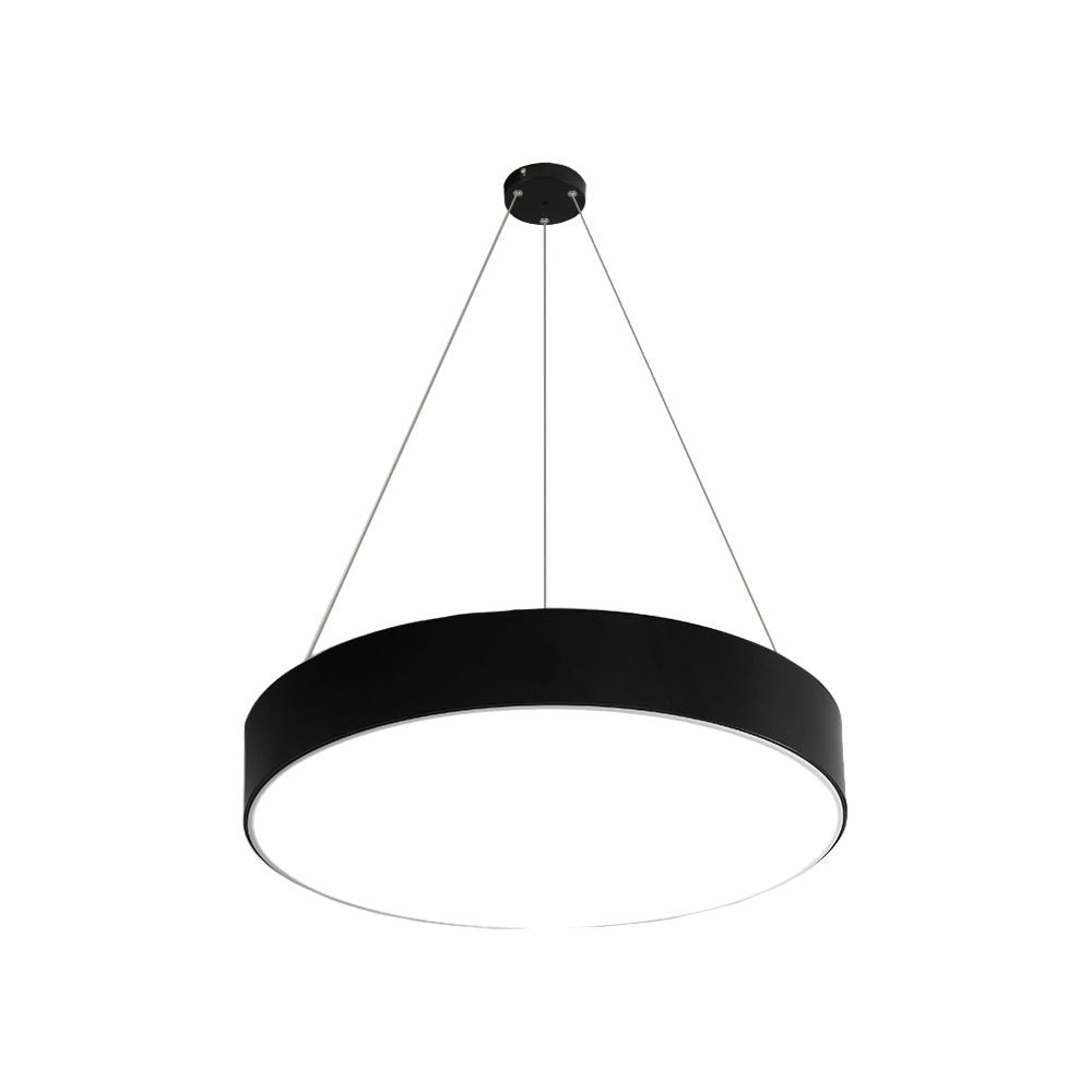 Round Pendant LED Office Lighting Modern Suspended Luminaires for Workspace - Lamp Outdoor