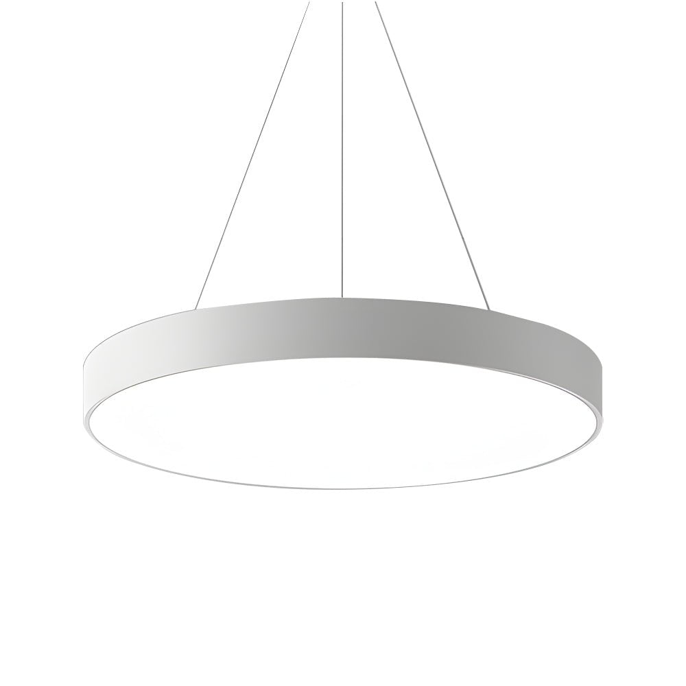 Round Pendant LED Office Lighting Modern Suspended Luminaires for Workspace - Lamp Outdoor
