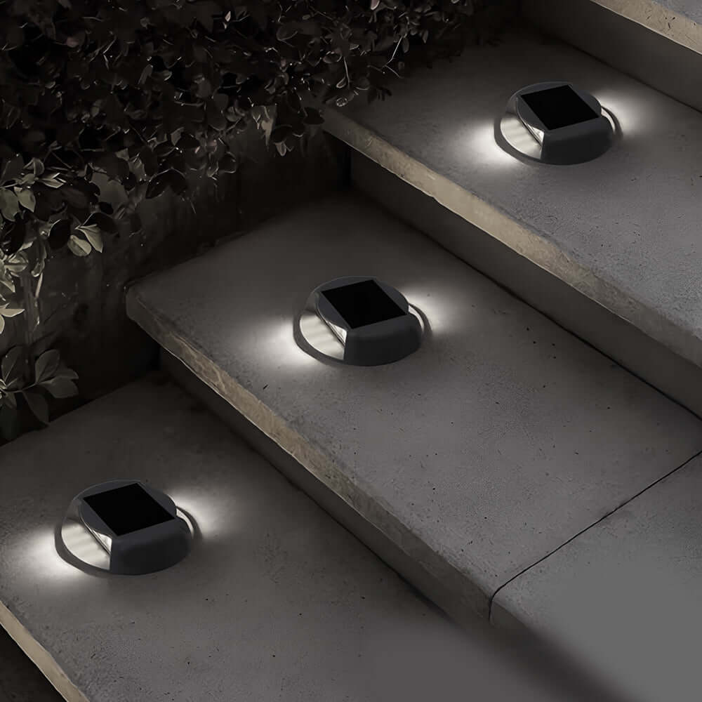 Round Solar LED Step/Deck Light