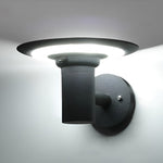 Round UFO - shaped LED Waterproof Solar Modern Outdoor Sconces Wall Lamp