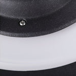 Round UFO Shaped Two Color Temperature LED Solar Waterproof Outdoor Fence Post Lights - Lamp Outdoor