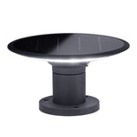 Round UFO Shaped Two Color Temperature LED Solar Waterproof Outdoor Fence Post Lights - Lamp Outdoor
