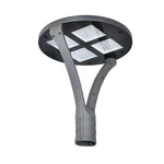Round Waterproof LED Single/Two Arm Post Top Light - Lamp Outdoor