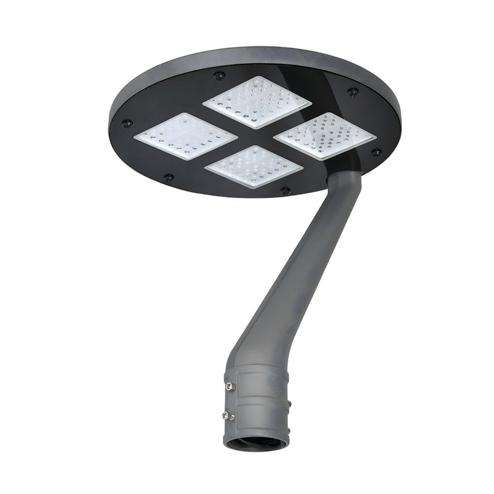 Round Waterproof LED Single/Two Arm Post Top Light - Lamp Outdoor
