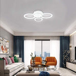 Elegant Semi Flush Mount Ceiling Lights with Unique Overlapping Rings - Lamp Outdoor